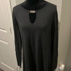 Michael Kors Grey Knit Sweater Dress